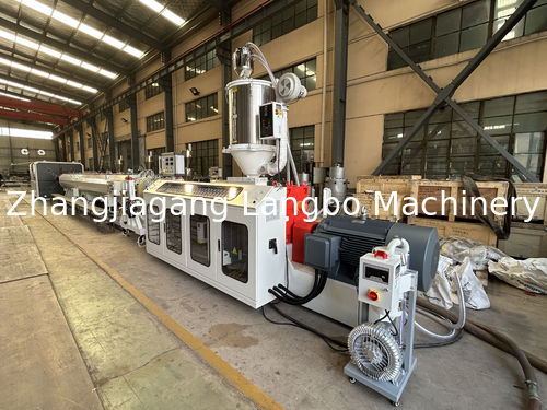 najnowsza sprawa firmy na temat Linia wytłaczania dużych rur PE