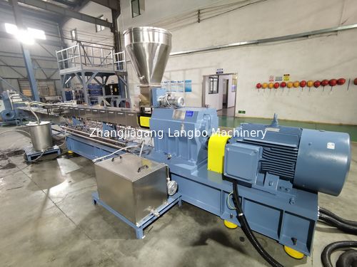 najnowsza sprawa firmy na temat Strand Cutting Granulating Line