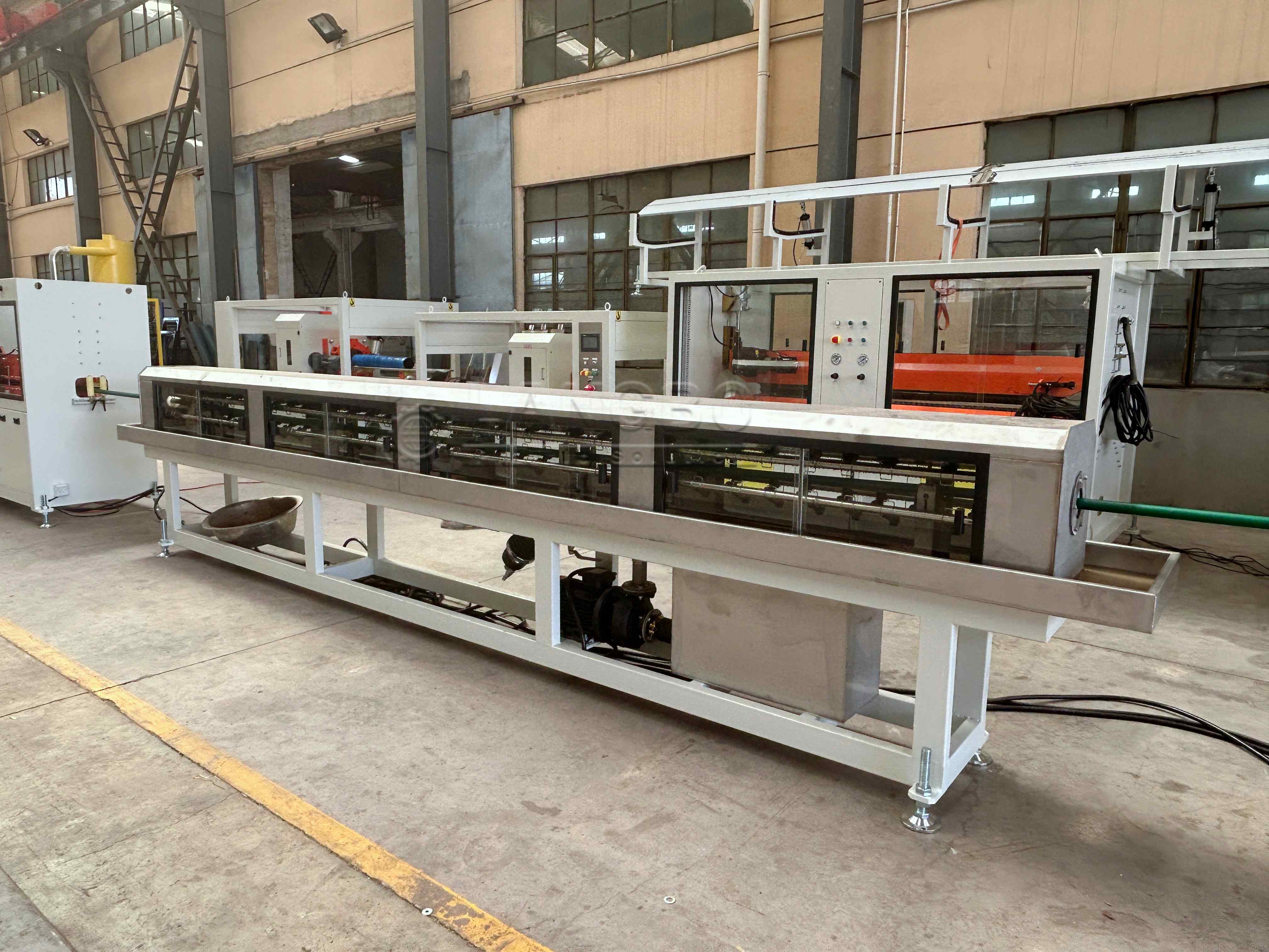 najnowsza sprawa firmy na temat PPR Pipe Extrusion Line Project for Hot and Cold Water Pipe Manufacturing in Albania