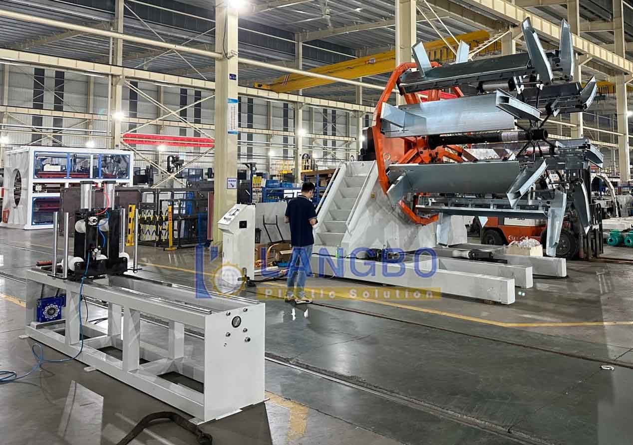 najnowsza sprawa firmy na temat Projekt spinania rur PE do produkcji rur nawadniających w Albanii