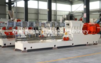 Dwustopniowa maszyna do granulowania tworzyw sztucznych PVC, maszyna do produkcji granulek 380v 90kw