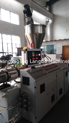 CE ISO Pvc Pipe Extrusion Machine 80/156 Koniczny dwustrętny tłocznik
