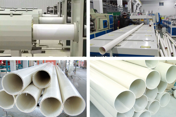 Prężnica rur 75-250 PVC/UPVC/CPVC z tworzyw sztucznych