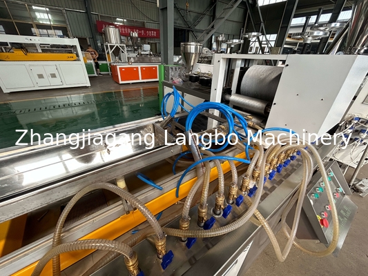 Co Zewnętrzna linia wytłaczania Wpc z 3D embossing