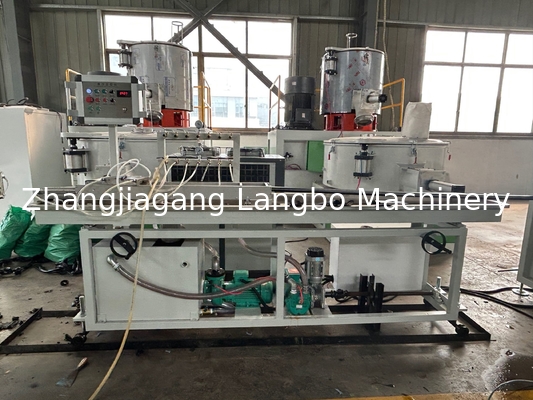 22kw Pvc Baseboard Profile Extrusion Line Twin Screw 8 metrów długości