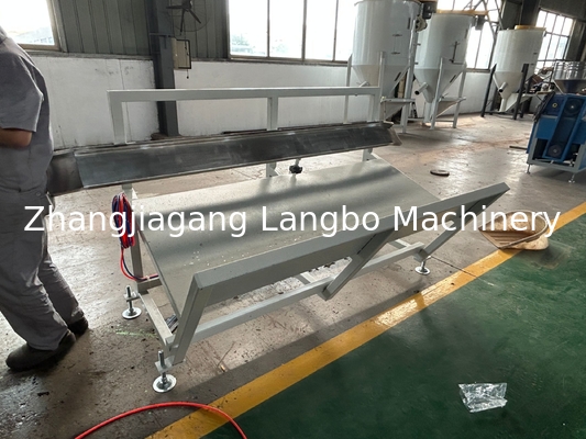 22kw Pvc Baseboard Profile Extrusion Line Twin Screw 8 metrów długości