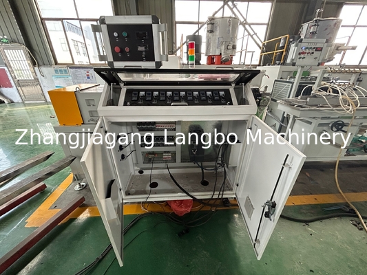 22kw Pvc Baseboard Profile Extrusion Line Twin Screw 8 metrów długości