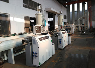 16 - 800mm PE Pipe Extrusion Line SJ30 / 25 Color Line Marking Co Extruder