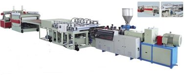75KW PVC Extruder Machine , 1220mmm Width PVC Foam Board Machine Manufacturer