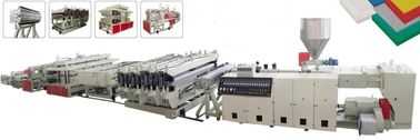 WPC / PVC Foam Board Making Machine 380V Input Voltage ISO Approval