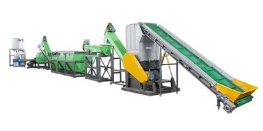 HDPE Plastic Recycling Line Less 2% Final Moisture Content High Efficiency