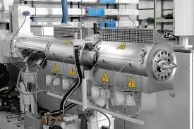 High Speed Screw Extruder Machine , Automatic Extruder Plastic Machine