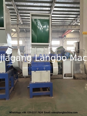 37KW krusznik dla rur PVC Linia maszynowa recykling odpadów z tworzyw sztucznych