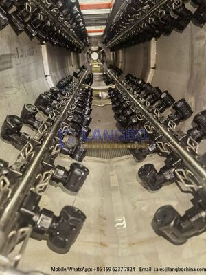 50-200mm PVC-U przewód wytłaczania z 80/156 55kw zintegrowane skrzynia biegów i  Motor