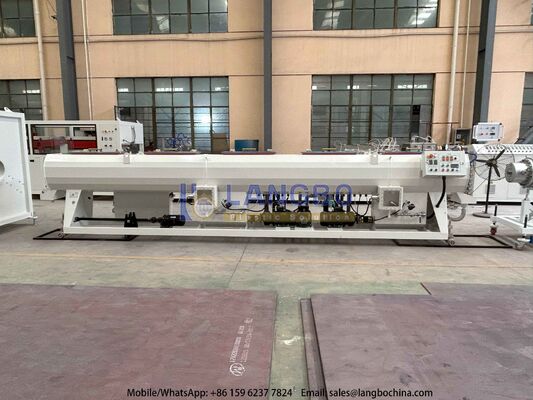 50-200mm PVC-U przewód wytłaczania z 80/156 55kw zintegrowane skrzynia biegów i  Motor