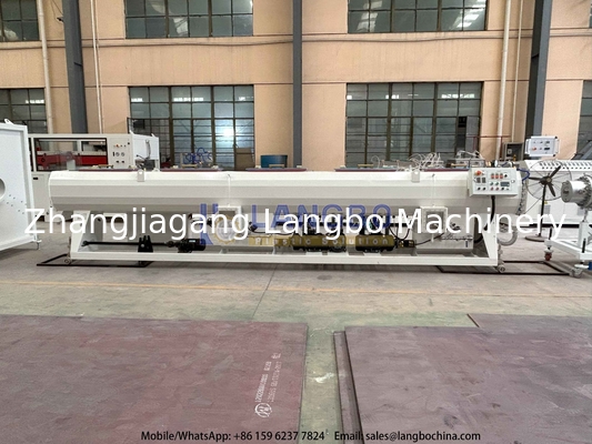 50-200mm PVC-U przewód wytłaczania z 80/156 55kw zintegrowane skrzynia biegów i Siemens Motor