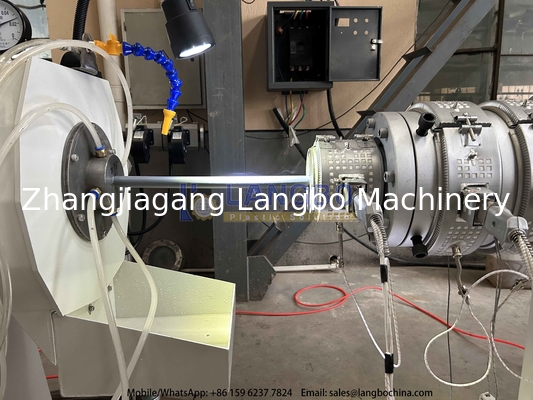 Wysokiej prędkości PVC Plastic Tube Making Machine Production Line dla proszku PVC