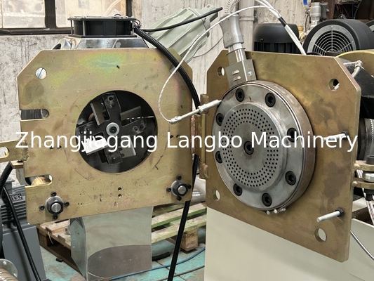 PVC PP PE Proszek plastikowy ciepłe cięcie pelletizing granulating granulator maszyna / linii pelletizer
