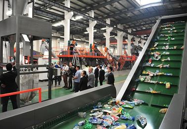 Płatki Linia do recyklingu PET, system suszenia rur z tworzywa sztucznego, długa żywotność