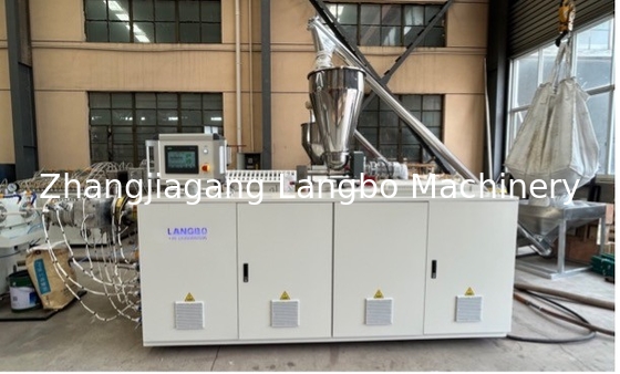 16-630mm Sjz-80/156 linii wytłaczania rur PVC / UPVC z stożkowymi skrutami