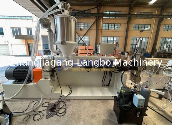 Plastic PVC PE Smooth Rigid Flexible Soft Pipe Extruder Making Machine