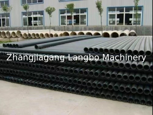 Maszyna rur HDPE PE Tube Plastic Extrusion Line Z PLC Touch Screen Control