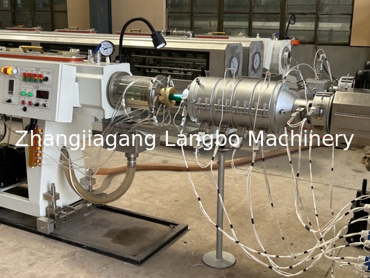 20-50mm Szybki wysokiej prędkości PE PP HDPE PVC PPR Mpp Plastikowy wodociąg drenaż gazu ścienny Solid Pipe Tube Making Machine Production Line Extrusion