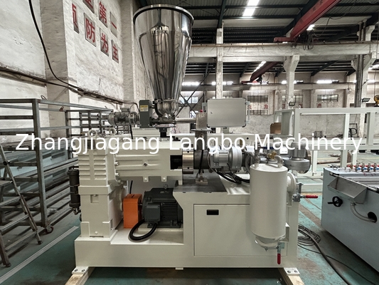 1180mm Plastikowy przewód przewodowy Extruder przewodowy Extruder z stożkowym dwoma śrubokrętami