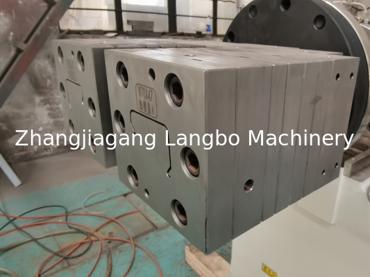 1180mm Plastikowy przewód przewodowy Extruder przewodowy Extruder z stożkowym dwoma śrubokrętami