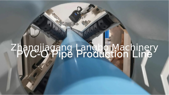 75mm~630mm Plastikowe rury PVC-O Maszyna wytłaczająca Duża średnica Pvco O-PVC Linia produkcyjna rury