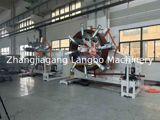 16-160MM PE HDPE Winder Pipe Plastic Soft Hose Coiler Machine z pojedynczą podwójną stacją i prędkością zwojową 0,1-10m/min