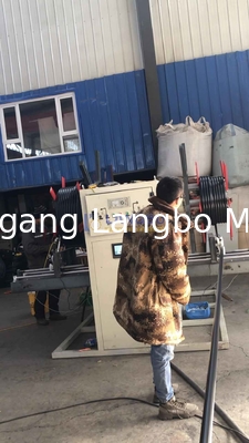 Rury HDPE 50-110 mm Single Reel Winder Pipe Coiler z pełnym automatycznym stopniem i średnicą rury 16-160 mm