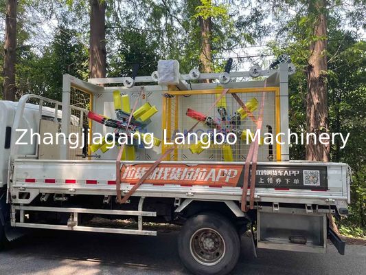 Maszyna do nawijania podwójnych szpul na rury PE 16-32mm, maszyna do zwijania rur z tworzyw sztucznych