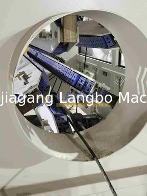 Maszyna do produkcji wytłaczania rur z tworzyw sztucznych, stożkowa dwuślimakowa do PVC HDPE PPR, do drenażu, wody, ścieków, rur elektrycznych, węży