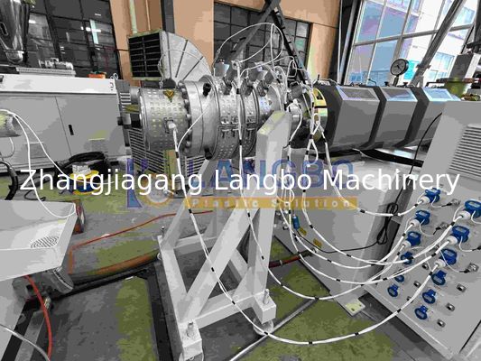 Maszyna do produkcji wytłaczania rur z tworzyw sztucznych, stożkowa dwuślimakowa do PVC HDPE PPR, do drenażu, wody, ścieków, rur elektrycznych, węży