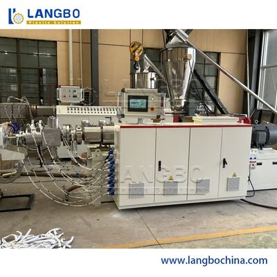 Automatyczna dwuślimakowa maszyna do produkcji rur PCV, linia produkcyjna węży PCV