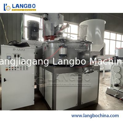 W pełni automatyczny, szybki mieszalnik do tworzyw sztucznych PVC z ogrzewaniem i chłodzeniem, z zaawansowaną technologią