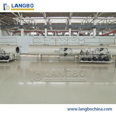 CE ISO Pvc Pipe Extrusion Machine 80/156 Koniczny dwustrętny tłocznik