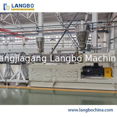 Linia do wytłaczania rur PVC o wysokiej wydajności 150 kg / z systemem cięcia bez pyłu / wiórów