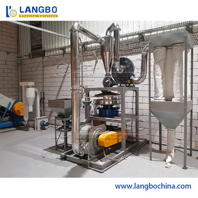 Odpady z profili rur z tworzyw sztucznych Pulverizer Milling Machine