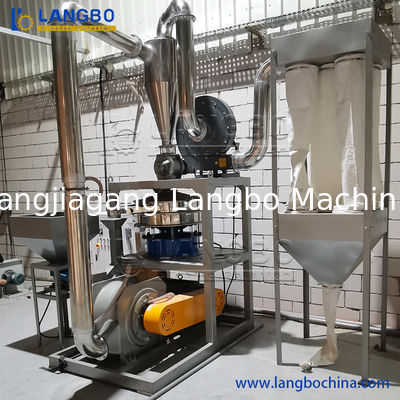 200 kg-1000 kg Plastycowy PVC Rurociąg Wodny Szczątki Szczątki Flakes Pulverizer Milling Machine