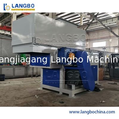 Plastic Recycling Shredder Crusher PP Bottle PE Film HDPE Blue Barrel PVC Profile Pipe ABS Pet Bottles PC Waste Crushing