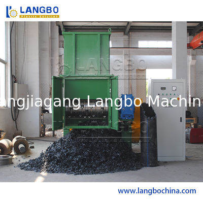 Metalowe plastikowe podwójny wał złom metalowy opony opony karton karton odpady plastikowe Shredder Shredder Maszyna