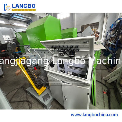 Rozdrabniacz jednowałowy do rur HDPE, głowica gumowa, maszyny do recyklingu odpadów z tworzyw sztucznych - cena