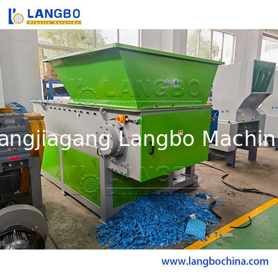 Plastikowe butelki Woven Bag PP/PE/HDPE/LDPE Recykling Shredder Machinery Manufacturing Waste Plastic Grinding Single Shaft Shredder