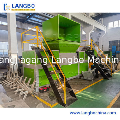 HDPE grube Rury Plastikowe E-odpady Drzewa Materiał metalowy Plastikowa folia Pudełka butelka worek beczka blok Tkanina Tkanina Tonka worek Raffia worek Shredder Maszyna