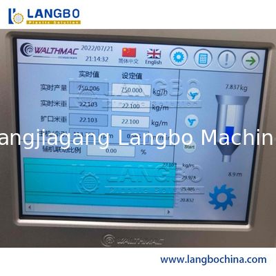 16-630 mm PVC CPVC UPVC / HDPE / LDPE / PE PP PPR Rurociąg przewodowy /Pump Twin& Jednorazowa wytłaczka śrubowa / Maszyna do wytwarzania tworzyw sztucznych z wytłaczaniem do wody/gazu