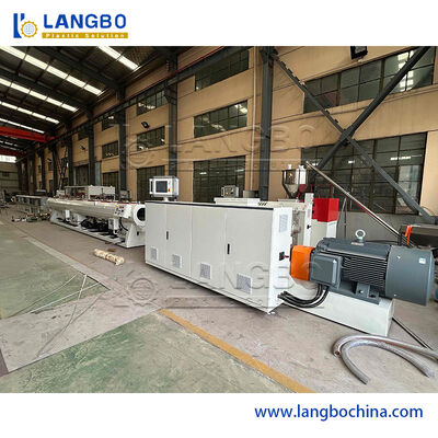 Energy Saving Plastic Pipe Extrusion Line , New Condition Twin Screw Extruders