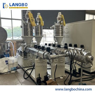 Linia do produkcji rur Pe Co Extrusion Ppr 350kgs / H Multi Layer Tube