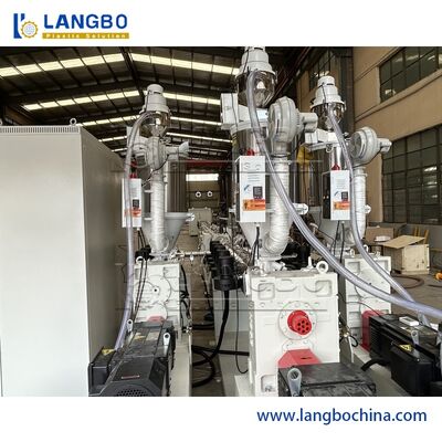 Wielowarstwowa linia do wytłaczania rur Ppr 16 mm - 63 mm 180 kg / H  PLC